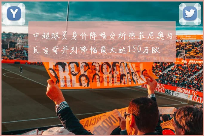 中超球员身价降幅分析热菲尼奥与瓦吉奇并列降幅最大达150万欧